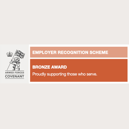 AMG recognised with Bronze Award from the Defence Employer Recognition Scheme.